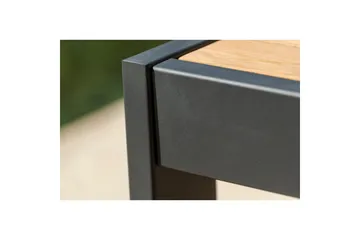 Utendørs møbelgruppe Lifestyle Garden PALAU 2x siderstol + sidebord 60 cm - Hagemøbler & utemiljø - Hagegruppe - Cafemøbler & cafesett