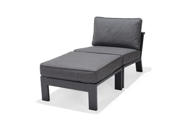 Utendørs møbelgruppe Lifestyle Garden PALAU 2x siderstol + 2x ottoman + sidebord 60 cm - Hagemøbler & utemiljø - Hagegruppe - Cafemøbler & cafesett