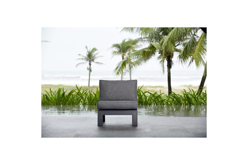 Utendørs møbelgruppe Lifestyle Garden PALAU 2x siderstol + sidebord 60 cm - Hagemøbler & utemiljø - Hagegruppe - Cafemøbler & cafesett