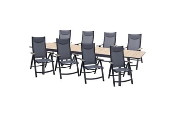 Utendørs møbelgruppe Lifestyle Garden Panama 210-300 cm 8 posisjonslenestol - 8 posisjonslenestol - Hagemøbler & utemiljø - Hagegruppe - Spisegrupper hage