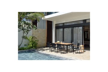 Utendørs møbelgruppe Lifestyle Garden Portals 209 cm 8 lette carver-stoler - 8 lette carver-stoler - Hagemøbler & utemiljø - Hagegruppe - Spisegrupper hage