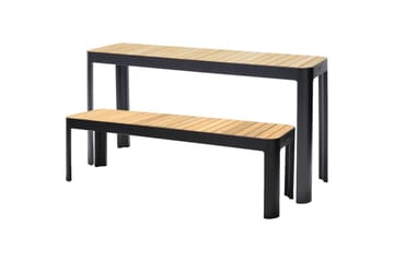 Utendørs møbelgruppe Lifestyle Garden Portals balkongbord & benk - Hagemøbler & utemiljø - Hagegruppe - Cafemøbler & cafesett