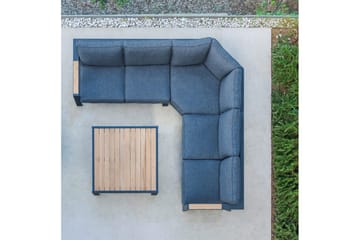 Utendørs møbelgruppe Lifestyle Garden PALAU 2-seter høyre & venstre + hjørnesofa stol + sofabord 100 cm - Hagemøbler & utemiljø - Hagegruppe - Sofagruppe utendørs