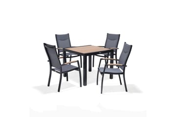 Utendørs møbelgruppe Lifestyle Garden Panama 90 cm 4 stablebare lenestoler - 4 stablebare lenestoler - Hagemøbler & utemiljø - Hagegruppe - Spisegrupper hage