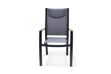 Utendørs møbelgruppe Lifestyle Garden Panama 210-300 cm 6 stablebar stoler + 2 posisjons stoler - 6 stablebar stoler + 2 posisjons stoler - Hagemøbler & utemiljø - Hagegruppe - Spisegrupper hage