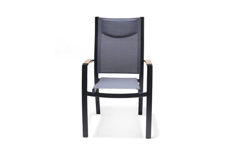 Utendørs møbelgruppe Lifestyle Garden Panama 210-300 cm 6 stablebar stoler + 2 posisjons stoler - 6 stablebar stoler + 2 posisjons stoler - Hagemøbler & utemiljø - Hagegruppe - Spisegrupper hage