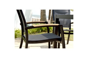 Utendørs møbelgruppe Lifestyle Garden Panama 210-300 cm 10 stabelbar lenestol - 10 stabelbar lenestol - Hagemøbler & utemiljø - Hagegruppe - Spisegrupper hage