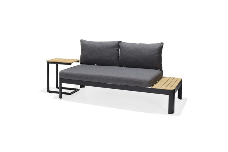 Utendørs møbelgruppe Lifestyle Garden Portals 2-seters modulsofa & C-form sidebord - Hagemøbler & utemiljø - Hagegruppe - Sofagruppe utendørs