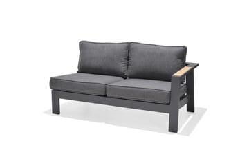 Utendørs møbelgruppe Lifestyle Garden PALAU 2-seter høyre & venstre + hjørnesofa stol + sofabord 100 cm - Hagemøbler & utemiljø - Hagegruppe - Sofagruppe utendørs