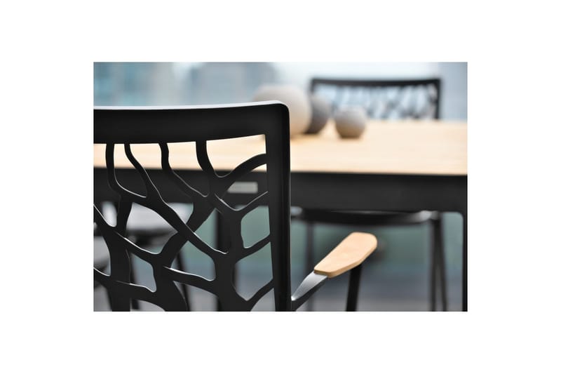 Utendørs møbelgruppe Lifestyle Garden Portals 209 cm 8 trebearbeidingsstoler - 8 trebearbeidingsstoler - Hagemøbler & utemiljø - Hagegruppe - Spisegrupper hage