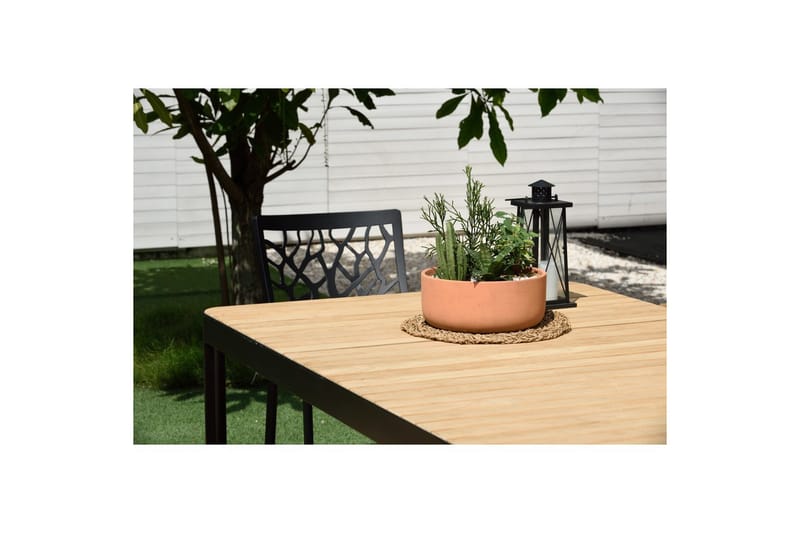 Utendørs møbelgruppe Lifestyle Garden Portals 209 cm 8 trebearbeidingsstoler - 8 trebearbeidingsstoler - Hagemøbler & utemiljø - Hagegruppe - Spisegrupper hage