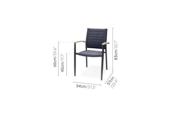 Utendørs møbelgruppe Lifestyle Garden Portals 209 cm 8 lette carver-stoler - 8 lette carver-stoler - Hagemøbler & utemiljø - Hagegruppe - Spisegrupper hage