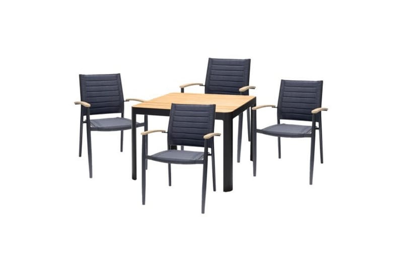 Utendørs møbelgruppe Lifestyle Garden Portals 95 cm 4 lite Carver stoler - 4 lite Carver stoler - Hagemøbler & utemiljø - Hagegruppe - Spisegrupper hage