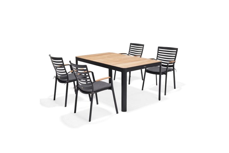 Utendørs møbelgruppe Lifestyle Garden Portals 161 cm 4 Carver stoler - 4 Carver stoler - Hagemøbler & utemiljø - Hagegruppe - Spisegrupper hage