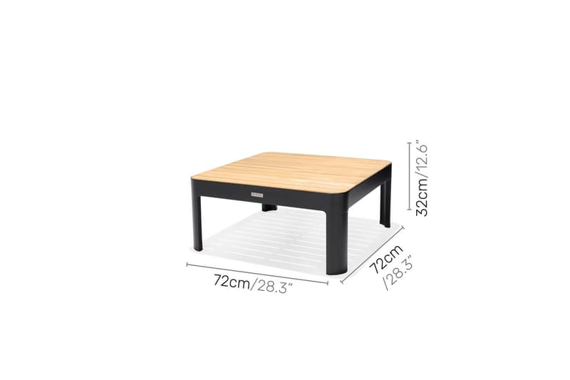 Utendørs møbelgruppe Lifestyle Garden Portals 2x 2-seters modulsofa & 2x sofabord - Hagemøbler & utemiljø - Hagegruppe - Sofagruppe utendørs