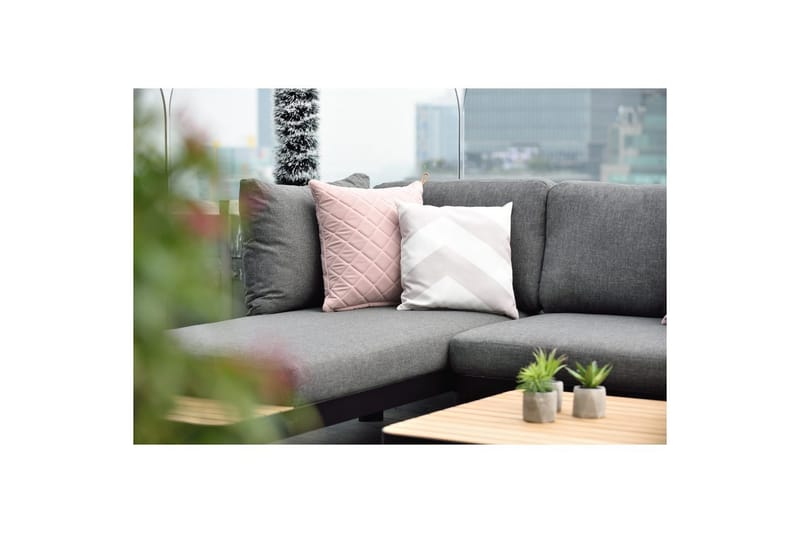 Utendørs møbelgruppe Lifestyle Garden Portals 2x 2-seters modulsofa & 2x sofabord - Hagemøbler & utemiljø - Hagegruppe - Sofagruppe utendørs