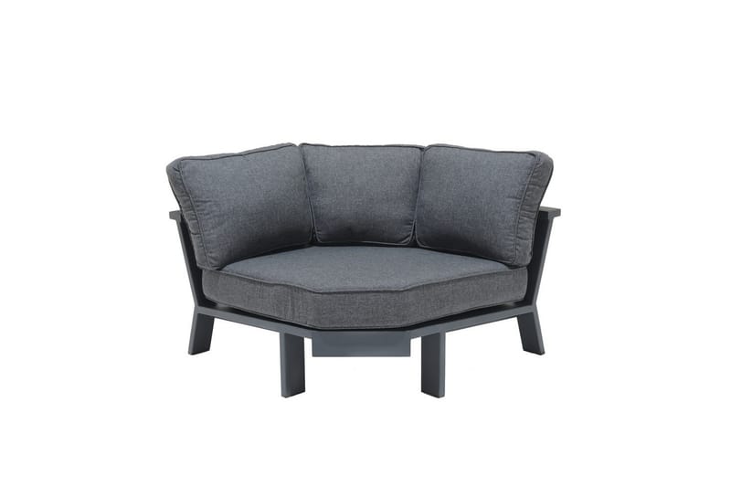 Utendørs møbelgruppe Lifestyle Garden PALAU 2-seter høyre & venstre + hjørnesofa stol + sidestol + sofabord 140 cm - Hagemøbler & utemiljø - Hagegruppe - Sofagruppe utendørs
