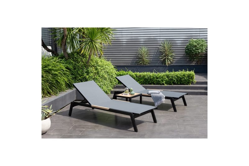 Utendørs møbelgruppe Lifestyle Garden Panama 2x solseng & salongbord - Hagemøbler & utemiljø - Hagegruppe - Cafemøbler & cafesett