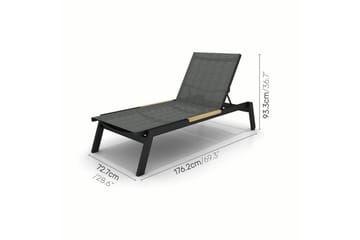 Utendørs møbelgruppe Lifestyle Garden Panama 2x solseng & salongbord - Hagemøbler & utemiljø - Hagegruppe - Cafemøbler & cafesett