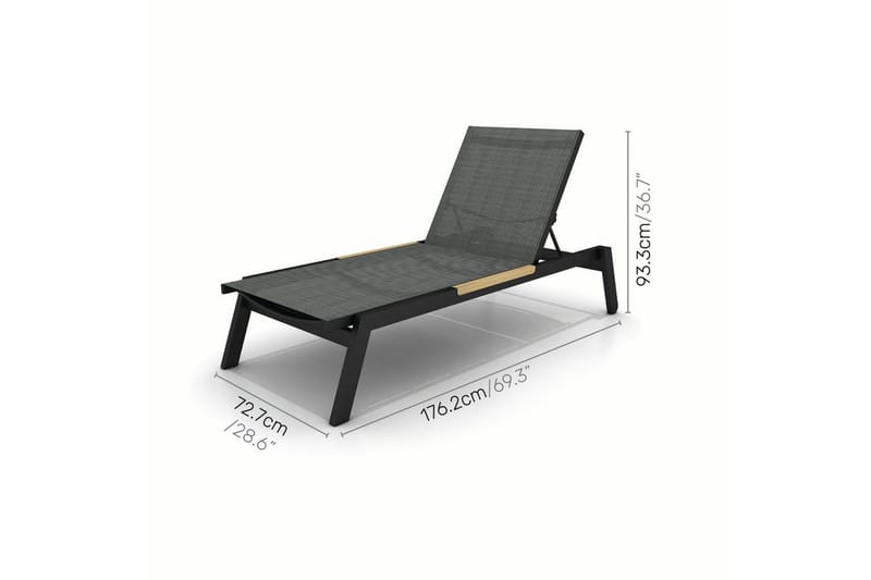 Utendørs møbelgruppe Lifestyle Garden Panama 2x solseng & salongbord - Hagemøbler & utemiljø - Hagegruppe - Cafemøbler & cafesett