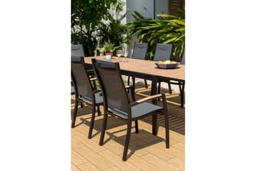 Utendørs møbelgruppe Lifestyle Garden Panama 210-300 cm 10 stabelbar lenestol - 10 stabelbar lenestol - Hagemøbler & utemiljø - Hagegruppe - Spisegrupper hage