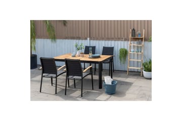 Utendørs møbelgruppe Lifestyle Garden Portals 161 cm 4 lite Carver stoler - 4 lite Carver stoler - Hagemøbler & utemiljø - Hagegruppe - Spisegrupper hage