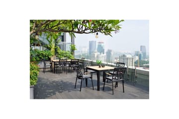 Utendørs møbelgruppe Lifestyle Garden Portals 161 cm 4 hage stoler - 4 hage stoler - Hagemøbler & utemiljø - Hagegruppe - Spisegrupper hage