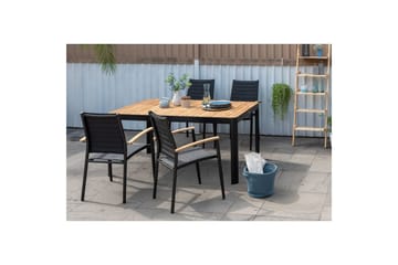 Utendørs møbelgruppe Lifestyle Garden Portals 161 cm 4 lite Carver stoler - 4 lite Carver stoler - Hagemøbler & utemiljø - Hagegruppe - Spisegrupper hage