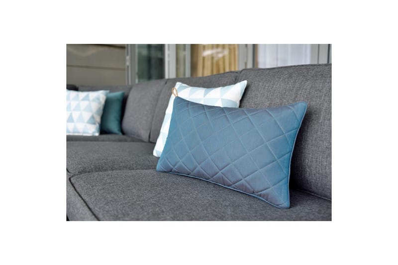 Utendørs møbelgruppe Lifestyle Garden PALAU 2-seter høyre & venstre + hjørnesofa stol + sofabord 100 cm - Hagemøbler & utemiljø - Hagegruppe - Sofagruppe utendørs