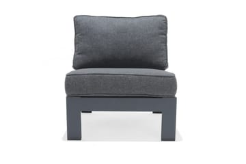 Utendørs møbelgruppe Lifestyle Garden PALAU 2x siderstol + 2x ottoman + sidebord 60 cm - Hagemøbler & utemiljø - Hagegruppe - Cafemøbler & cafesett