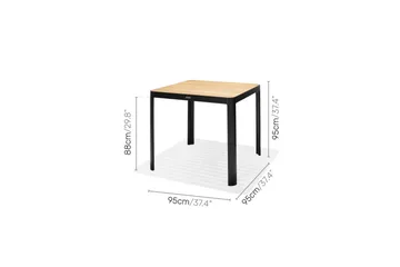 Utendørs møbelgruppe Lifestyle Garden Portals barbord 95 & 4 barstoler - Hagemøbler & utemiljø - Hagegruppe - Spisegrupper hage