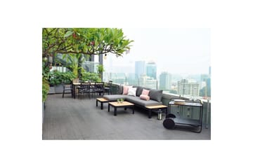 Utendørs møbelgruppe Lifestyle Garden Portals 161 cm 4 hage stoler - 4 hage stoler - Hagemøbler & utemiljø - Hagegruppe - Spisegrupper hage