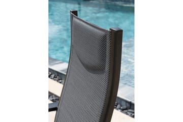 Utendørs møbelgruppe Lifestyle Garden Panama 210-300 cm 6 stablebar stoler + 2 posisjons stoler - 6 stablebar stoler + 2 posisjons stoler - Hagemøbler & utemiljø - Hagegruppe - Spisegrupper hage