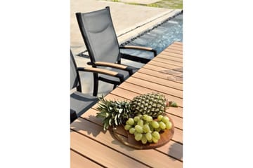 Utendørs møbelgruppe Lifestyle Garden Panama 200 cm 6 stablebar stoler - 6 stablebar stoler - Hagemøbler & utemiljø - Hagegruppe - Spisegrupper hage