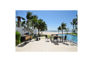 Utendørs møbelgruppe Lifestyle Garden Portals 161 cm 6 litt carver stoler - 6 litt carver stoler - Hagemøbler & utemiljø - Hagegruppe - Spisegrupper hage