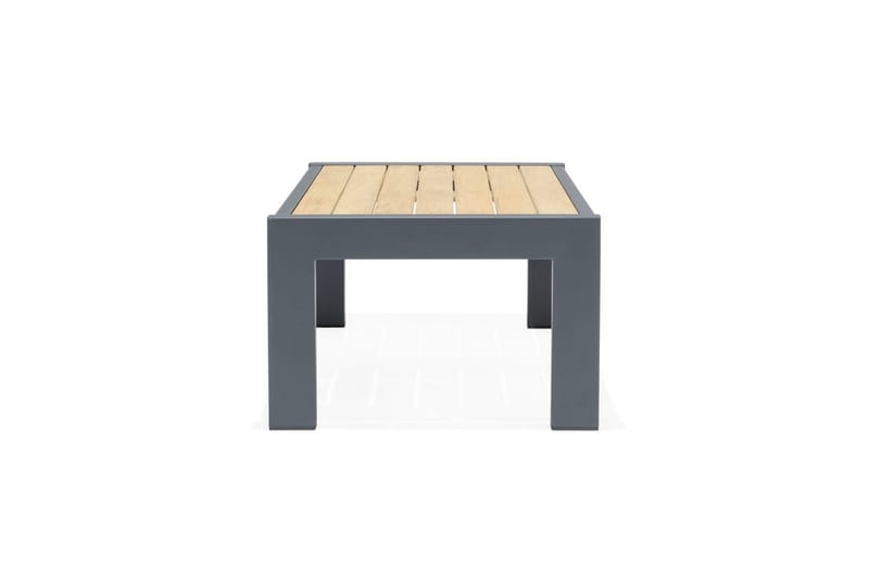 Utendørs møbelgruppe Lifestyle Garden PALAU 2x siderstol + 2x ottoman + sidebord 60 cm - Hagemøbler & utemiljø - Hagegruppe - Cafemøbler & cafesett