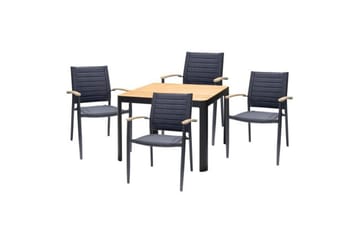 Utendørs møbelgruppe Lifestyle Garden Portals 95 cm 4 lite Carver stoler - 4 lite Carver stoler - Hagemøbler & utemiljø - Hagegruppe - Spisegrupper hage