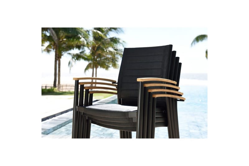 Utendørs møbelgruppe Lifestyle Garden Portals 161 cm 6 litt carver stoler - 6 litt carver stoler - Hagemøbler & utemiljø - Hagegruppe - Spisegrupper hage