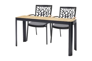 Utendørs møbelgruppe Lifestyle Garden Portals balkongbord & 2 stoler - Hagemøbler & utemiljø - Hagegruppe - Cafemøbler & cafesett