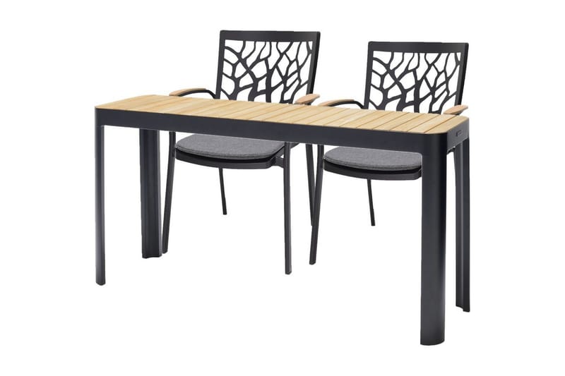 Utendørs møbelgruppe Lifestyle Garden Portals balkongbord & 2 stoler
