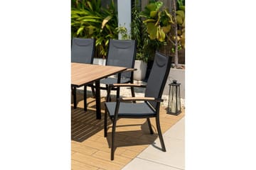 Utendørs møbelgruppe Lifestyle Garden Panama 210-300 cm 10 stabelbar lenestol - 10 stabelbar lenestol - Hagemøbler & utemiljø - Hagegruppe - Spisegrupper hage
