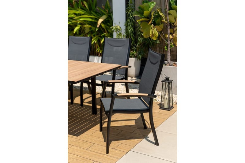 Utendørs møbelgruppe Lifestyle Garden Panama 210-300 cm 10 stabelbar lenestol - 10 stabelbar lenestol - Hagemøbler & utemiljø - Hagegruppe - Spisegrupper hage