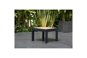 Utendørs møbelgruppe Lifestyle Garden PALAU siderstol + ottoman + sidebord 60 cm - Hagemøbler & utemiljø - Hagegruppe - Cafemøbler & cafesett