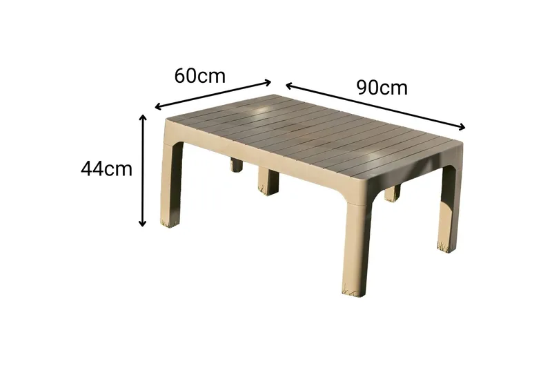 Vomira Loungegruppe utendørs - Desert Beige - Hagemøbler & utemiljø - Hagegruppe - Sofagruppe utendørs