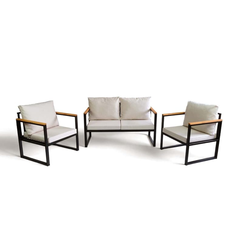 Zevric 4-seters Sofagruppe Utendørs, Beige