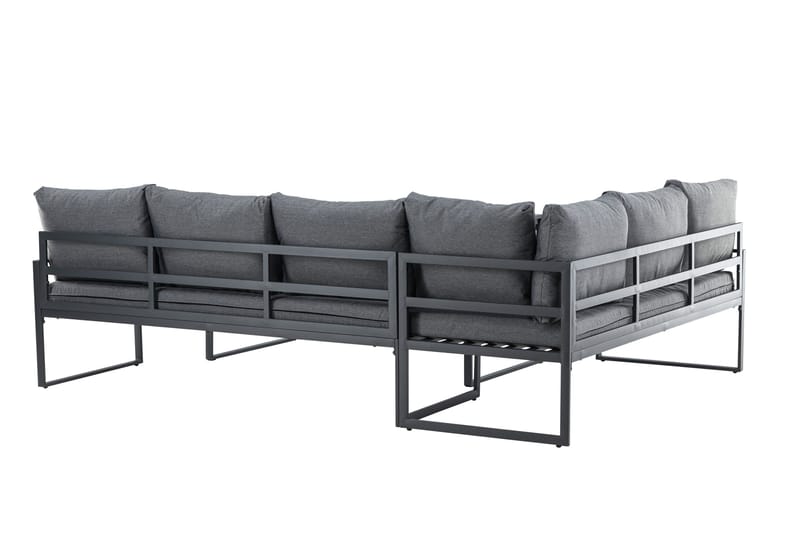 Zingaro Sofagruppe Utendørs 4-seter - Svart/Grå - Hagemøbler & utemiljø - Hagegruppe - Sofagruppe utendørs