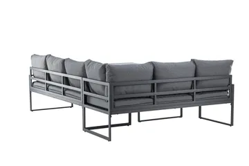 Zingaro Sofagruppe Utendørs 4-seter - Svart/Grå - Hagemøbler & utemiljø - Hagegruppe - Sofagruppe utendørs