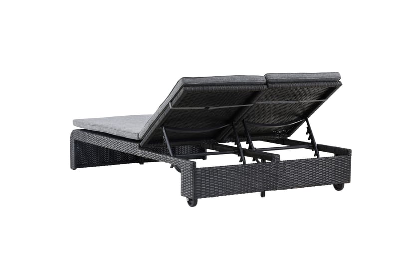 London Solstol 119x196 cm - Svart - Hagemøbler & utemiljø - Stoler & Lenestoler - Solstoler