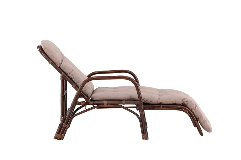 Nella Solstol 67x177 cm - Brun - Hagemøbler & utemiljø - Stoler & Lenestoler - Solstoler