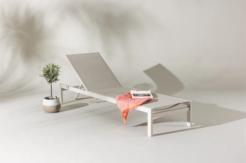 Tunis Solseng Beige - Hagemøbler & utemiljø - Stoler & Lenestoler - Solsenger & solvogner